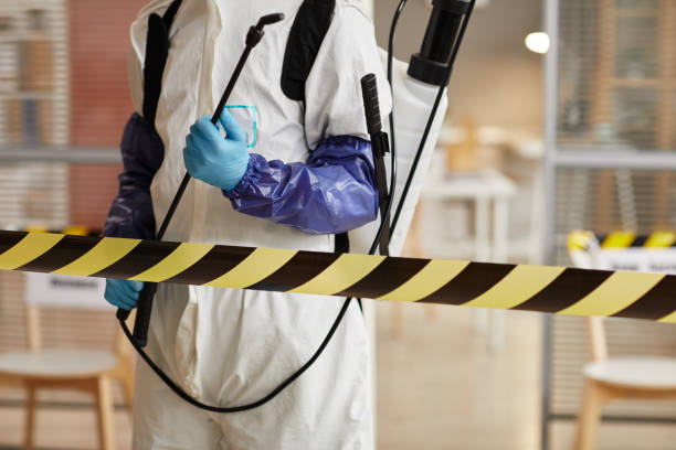 Professional Hoarding Cleanup technician working in Newark, IL